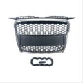 Μάσκα με βάση για σήμα για Audi A3 (2005-2008) - RS-Look ματ με πλαίσιο χρωμίου