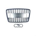 Μάσκα χωρίς σήμα για Audi Q7 (2005-2009) - μαύρη  ματ  S-Line Design