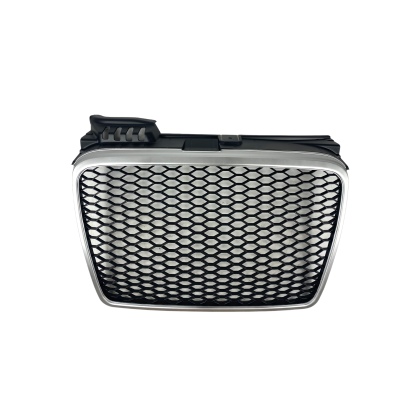 Μάσκα χωρίς σήμα για Audi A4 B7 (2004-2008) - RS LOOK ασημένιο - ματ - € 202,9 Μάσκα χωρίς σήμα για Audi A4 B7 (2004-2008) - RS LOOK ασημένιο - ματ
