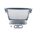 Μάσκα χωρίς σήμα για Audi A4 B8 (2008-2011) - RS LOOK - μαύρη  ματ