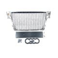 Μάσκα χωρίς σήμα για Audi A4  / S4  B8 (2008-2011) - RS LOOK με πλαίσιο χρωμίου