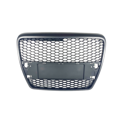 Μάσκα χωρίς σήμα για Audi A6 4F (2004-2008) - μαύρη RS Look - € 188,9 Μάσκα χωρίς σήμα για Audi A6 4F (2004-2008) - μαύρη RS Look