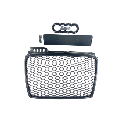 Μάσκα για χωρίς σήμα για Audi A4 B7 (2004-2007) - RS LOOK - μαύρη ματ - € 182,9 Μάσκα για χωρίς σήμα για Audi A4 B7 (2004-2007) - RS LOOK - μαύρη  ματ