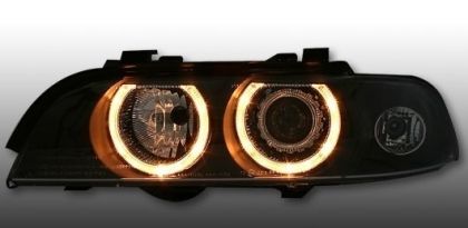 Φανάρια εμπρός angel eyes για BMW E39 (1995-2000) - μαύρα , χωρίς λάμπες (Η7/D2S) - σετ 2τμχ. - € 569,9 Φανάρια εμπρός angel eyes για BMW E39 (1995-2000) - μαύρα , χωρίς λάμπες (Η7/D2S) - σετ 2τμχ.