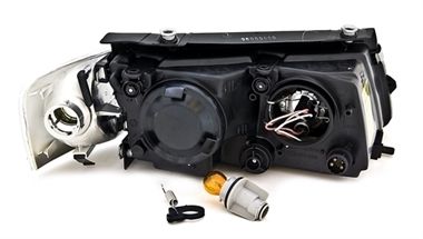 Φανάρια εμπρός για Vw Passat B5 (1997-2000) - μαύρα , χωρίς λάμπες (Η4) - σετ 2τμχ. - € 238,9 Φανάρια εμπρός για Vw Passat B5 (1997-2000) - μαύρα , χωρίς λάμπες (Η4) - σετ 2τμχ.