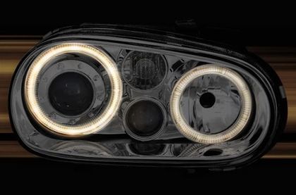 Φανάρια εμπρός angel eyes για Vw Golf IV R32 - chrome , χωρίς λάμπες (Η7) - σετ 2τμχ. - € 406,9 Φανάρια εμπρός angel eyes για Vw Golf IV R32 - chrome , χωρίς λάμπες (Η7) - σετ 2τμχ.