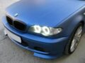 Δαχτυλίδια led angel eyes για  BMW E46 coupe (2003+) με 66 led - κίτρινα