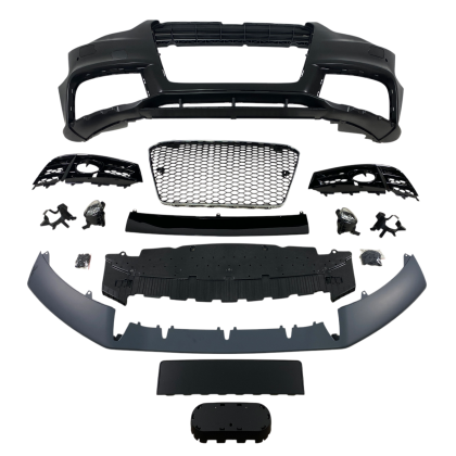 Προφυλακτήρας εμπρός για Audi A5 (2011-2015) - RS5 Design με γρίλια χρωμίου,προβολάκια και ανοίγματα για parktronic - € 955,9 Προφυλακτήρας εμπρός για Audi A5 (2011-2015) - RS5 Design με γρίλια χρωμίου,προβολάκια και ανοίγματα για parktronic
