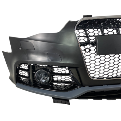 Προφυλακτήρας εμπρός για Audi A5 (2011-2015) - RS5 Design με γρίλια χρωμίου,προβολάκια και ανοίγματα για parktronic - € 955,9 Προφυλακτήρας εμπρός για Audi A5 (2011-2015) - RS5 Design με γρίλια χρωμίου,προβολάκια και ανοίγματα για parktronic