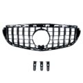 Μάσκα για Mercedes W212 E-class (2014-2015) chrome/black - GT