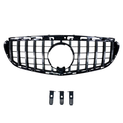 Μάσκα για Mercedes W212 E-class (2014-2015) chrome/black - GT - € 149,9 Μάσκα για Mercedes W212 E-class (2014-2015) chrome/black - GT