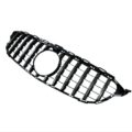 Μάσκα για Mercedes W205 C-class (2014-2021) chrome/black - GT