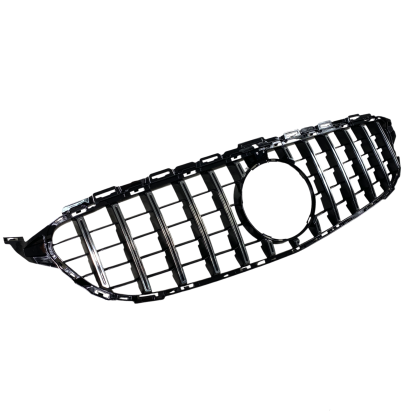 Μάσκα για Mercedes W205 C-class (2014-2021) chrome/black - GT - € 134,9 Μάσκα για Mercedes W205 C-class (2014-2021) chrome/black - GT
