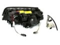 Φανάρια εμπρός angel eyes για BMW E46 sedan (1998-2001) - μαύρα , χωρίς λάμπες (Η7) - σετ 2τμχ.
