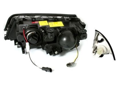 Φανάρια εμπρός angel eyes για BMW E46 sedan (1998-2001) - μαύρα , χωρίς λάμπες (Η7) - σετ 2τμχ. - € 449,9 Φανάρια εμπρός angel eyes για BMW E46 sedan (1998-2001) - μαύρα , χωρίς λάμπες (Η7) - σετ 2τμχ.
