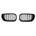 Μάσκα για BMW E46 (2001-2005) sedan - διπλές γυαλιστερές - 2τμχ.