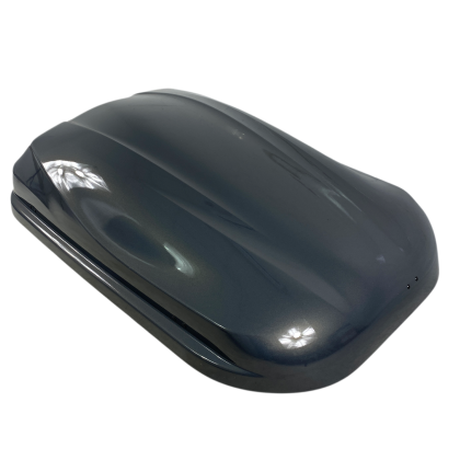 Μπαγκαζιέρα οροφής Junior Altro 140x90x38cm με μονό άνοιγμα με κλειδί, 370 λίτρα - Γκρι γυαλιστερή - € 446,9 Μπαγκαζιέρα οροφής Junior Altro 140x90x38cm με μονό άνοιγμα με κλειδί, 370 λίτρα - Γκρι γυαλιστερή