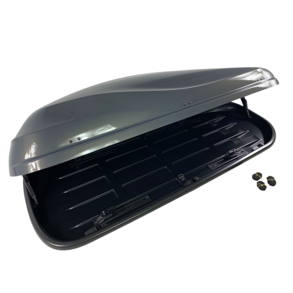 Μπαγκαζιέρα οροφής Junior Altro 185x80x41cm με διπλό άνοιγμα με κλειδί, 460 λίτρα - Γκρι υαλιγστερή - € 517,9 Μπαγκαζιέρα οροφής Junior Altro 185x80x41cm με διπλό άνοιγμα με κλειδί, 460 λίτρα - Γκρι υαλιγστερή