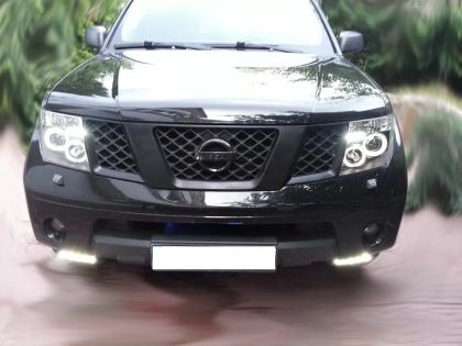 Φανάρια εμπρός led angel eyes για Nissan Navara / Pathfinder (2005-2009) - chrome , με λάμπες (Η1) - σετ 2τμχ. - € 421,9 Φανάρια εμπρός led angel eyes για Nissan Navara / Pathfinder (2005-2009) - chrome , με λάμπες (Η1) - σετ 2τμχ.