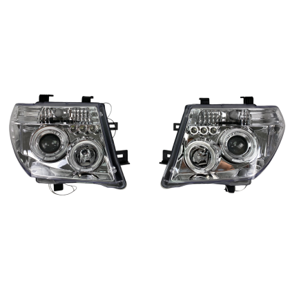 Φανάρια εμπρός led angel eyes για Nissan Navara / Pathfinder (2005-2009) - chrome , με λάμπες (Η1) - σετ 2τμχ. - € 421,9 Φανάρια εμπρός led angel eyes για Nissan Navara / Pathfinder (2005-2009) - chrome , με λάμπες (Η1) - σετ 2τμχ.