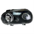Φανάρια εμπρός για Vw Golf IV R32 - μαύρα , χωρίς λάμπες (Η7) - σετ 2τμχ.