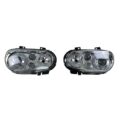 Φανάρια εμπρός angel eyes για Vw Golf IV R32 - chrome , χωρίς λάμπες (Η7) - σετ 2τμχ.