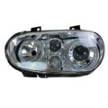 Φανάρια εμπρός angel eyes για Vw Golf IV R32 - chrome , χωρίς λάμπες (Η7) - σετ 2τμχ.