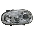 Φανάρια εμπρός για Vw Golf IV R32 - chrome , χωρίς λάμπες (Η7) - σετ 2τμχ.