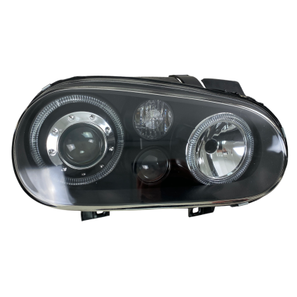 Φανάρια εμπρός angel eyes για Vw Golf IV R32 - μαύρα , χωρίς λάμπες (Η7) - σετ 2τμχ. - € 411,9 Φανάρια εμπρός angel eyes για Vw Golf IV R32 - μαύρα , χωρίς λάμπες (Η7) - σετ 2τμχ.