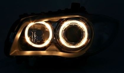 Φανάρια εμπρός angel eyes για BMW E87 / E81 / E82 (2004-2011) - μαύρα , χωρίς λάμπες (Η7) - σετ 2τμχ. - € 513,9 Φανάρια εμπρός angel eyes για BMW E87 / E81 / E82 (2004-2011) - μαύρα , χωρίς λάμπες (Η7) - σετ 2τμχ.
