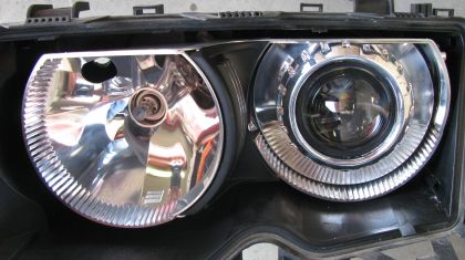 Bi xenon προτζέκτορες Morimoto Mini μεταλλικοί για BMW E46 με εργοστασιακό σχεδιασμό - retrofit 2 τμχ. - € 80,9 Bi xenon προτζέκτορες Morimoto Mini μεταλλικοί για BMW E46 με εργοστασιακό σχεδιασμό - retrofit 2 τμχ.