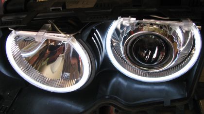 Bi xenon προτζέκτορες Morimoto Mini μεταλλικοί για BMW E46 με εργοστασιακό σχεδιασμό - retrofit 2 τμχ. - € 80,9 Bi xenon προτζέκτορες Morimoto Mini μεταλλικοί για BMW E46 με εργοστασιακό σχεδιασμό - retrofit 2 τμχ.