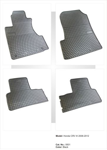 Λαστιχένια πατάκια Frogum για HONDA CR-V III (2007-2012) - 4τμχ. - € 45,9 Λαστιχένια πατάκια Frogum για HONDA CR-V III (2007-2012) - 4τμχ.