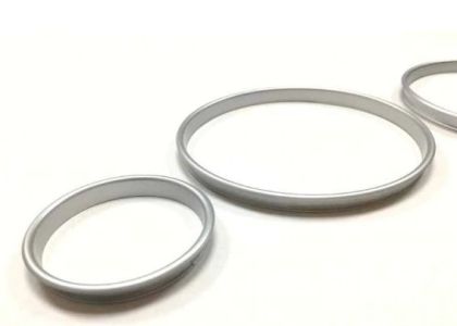 Δαχτυλίδια καντράν BMW E39 / E38 / X5 E53 (1999-2007) - ματ / ασημένια - € 35,9 Δαχτυλίδια καντράν BMW E39 / E38 / X5 E53 (1999-2007) - ματ / ασημένια