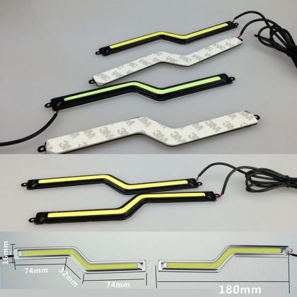 Universal led φώτα COB 18CM 12W - μαύρο κελυφος - 2τμχ. - € 11,9 Universal led φώτα COB 18CM 12W - μαύρο κελυφος - 2τμχ.