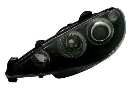 Φανάρια εμπρός angel eyes για Peugeot 206 , μαύρα , χωρίς λάμπες (Η7) - σετ 2τμχ. - € 553,9 Φανάρια εμπρός angel eyes για Peugeot 206 , μαύρα , χωρίς λάμπες (Η7) - σετ 2τμχ.