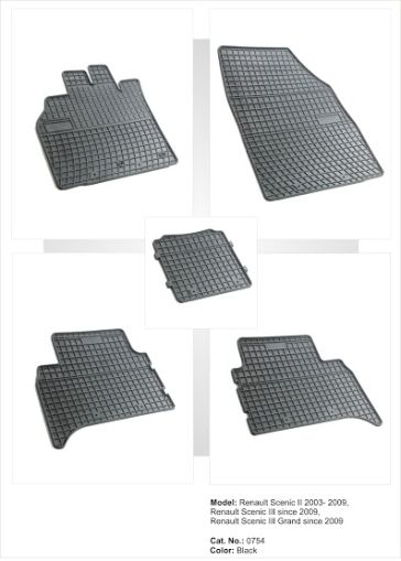 Λαστιχένια πατάκια Frogum για RENAULT Scenic II,III (2003-2016) / Grand Scenic II,III (2003-2016) - 5τμχ. - € 75,9 Λαστιχένια πατάκια Frogum για RENAULT Scenic II,III (2003-2016) / Grand Scenic II,III (2003-2016) - 5τμχ.