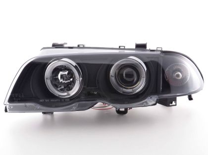 Φανάρια εμπρός angel eyes για BMW E46 sedan (1998-2001) - μαύρα , με λάμπες (Η1) - σετ 2τμχ. - € 553,9 Φανάρια εμπρός angel eyes για BMW E46 sedan (1998-2001) - μαύρα , με λάμπες (Η1) - σετ 2τμχ.