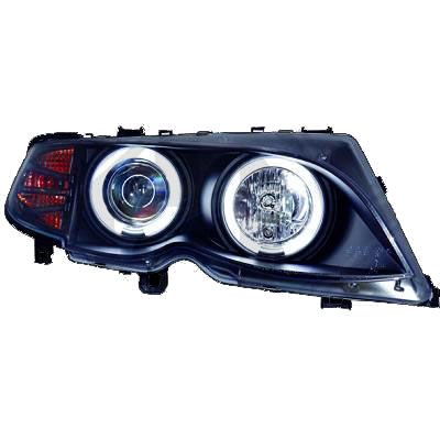 Φανάρια εμπρός BMW E46 sedan (2001-2003) angel eyes - μαύρα με CCFL , με λάμπες (Η1) - σετ 2τμχ. - € 512,9 Φανάρια εμπρός BMW E46 sedan (2001-2003) angel eyes - μαύρα με CCFL , με λάμπες (Η1) - σετ 2τμχ.