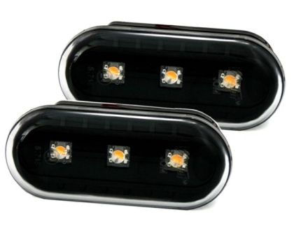 Led φλας φτερού Vw / Ford / Seat - μαύρα - σετ 2τμχ. - € 30,9 Led φλας φτερού Vw / Ford / Seat - μαύρα - σετ 2τμχ.