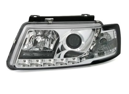 Φανάρια εμπρός Vw Passat 3Β/B5 (1997-2000) led - chrome , με λάμπες (Η1) - σετ 2τμχ. - € 522,9 Φανάρια εμπρός Vw Passat 3Β/B5 (1997-2000) led - chrome , με λάμπες (Η1) - σετ 2τμχ.