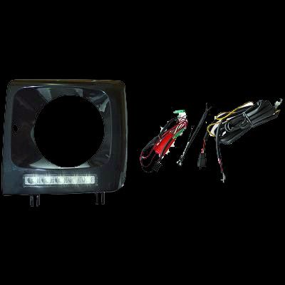 Φώτα ημέρας για Mercedes W461 / W463 G-CLASS (1989-2010) - ασημένια σετ 2τμχ. - € 319,9 Φώτα ημέρας για Mercedes W461 / W463 G-CLASS (1989-2010) - ασημένια σετ 2τμχ.