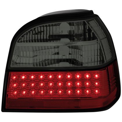 Πίσω φανάρια led Vw Golf III (1991-1997) hatchback / cabrio - μαύρα chrome - σετ 2τμχ. - € 176,9 Πίσω φανάρια led Vw Golf III (1991-1997) hatchback / cabrio - μαύρα chrome - σετ 2τμχ.