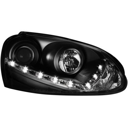 Φανάρια εμπρός Vw Golf 5 led εργοστασιακά xenon , black , με λάμπες (D2S) - σετ 2τμχ. - € 796,9 Φανάρια εμπρός Vw Golf 5 led εργοστασιακά xenon , black , με λάμπες (D2S) - σετ 2τμχ.