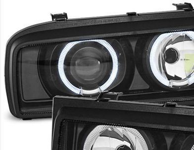 Φανάρια εμπρός angel eyes για Vw Corrado - μαύρα , χωρίς λάμπες (Η7) - σετ 2τμχ. - € 356,9 Φανάρια εμπρός angel eyes για Vw Corrado - μαύρα , χωρίς λάμπες (Η7) - σετ 2τμχ.