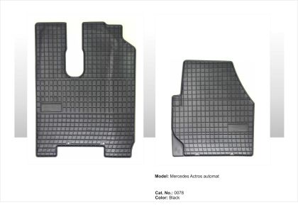 Λαστιχένια πατάκια Frogum για φορτηγό Mercedes Actros (1983-1998) - αυτόματο - 2τμχ. - € 44,9 Λαστιχένια πατάκια Frogum για φορτηγό Mercedes Actros (1983-1998) - αυτόματο - 2τμχ.