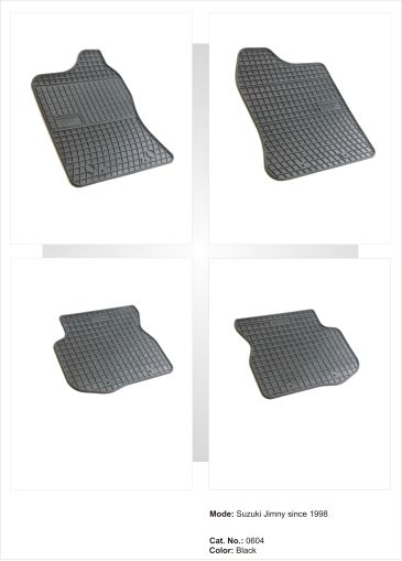 Λαστιχένια πατάκια Frogum για SUZUKI Jimny (1998-2018) - 4τμχ. - € 40,9 Λαστιχένια πατάκια Frogum για SUZUKI Jimny (1998-2018) - 4τμχ.