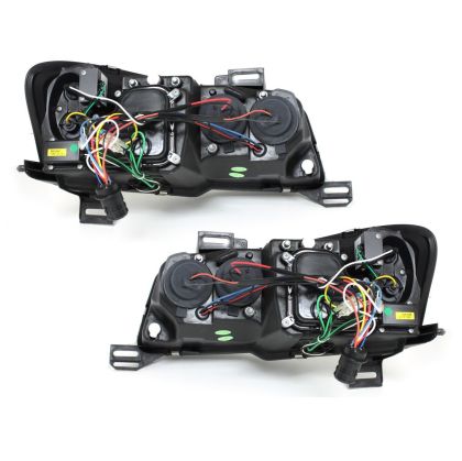 Φανάρια εμπρός led για Fiat Stilo 3 πορτο (2001-2008) - μαυρα , με λάμπες (Η1) - σετ 2τμχ. - € 768,9 Φανάρια εμπρός led για Fiat Stilo 3 πορτο (2001-2008) - μαυρα , με λάμπες (Η1) - σετ 2τμχ.