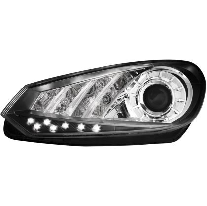 Φανάρια εμπρός led Vw Golf 6 , χωρίς λάμπες (Η7) - σετ 2τμχ. - € 531,9 Φανάρια εμπρός led Vw Golf 6 , χωρίς λάμπες (Η7) - σετ 2τμχ.