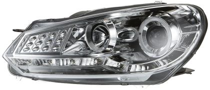Φανάρια εμπρός led για Vw Golf 6 , με λάμπες (Η1) - σετ 2τμχ. - € 796,9 Φανάρια εμπρός led για Vw Golf 6 , με λάμπες (Η1) - σετ 2τμχ.